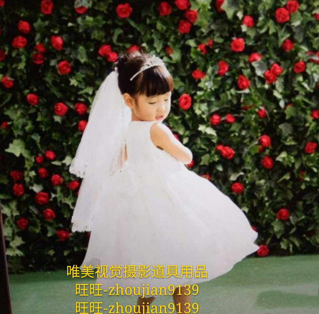 2018新款影楼摄影婚纱实景影棚装修设计制作韩式儿童实景w-3911