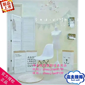 欧式新款影楼摄影婚纱实景影棚装修设计制作韩式儿童实景w-2213