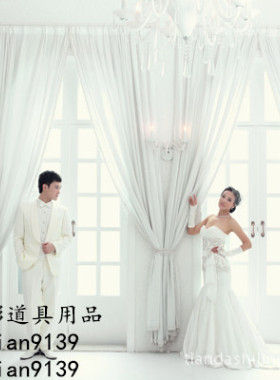 影楼摄影实景道具婚纱影棚设计制作韩式拍照拍摄儿童实景w-2430