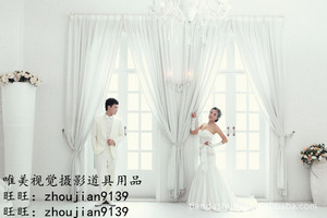 影楼摄影实景道具婚纱影棚设计制作韩式拍照拍摄儿童实景w-2430