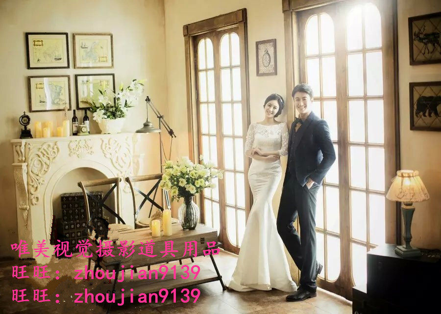 2018新款影楼儿童实景婚纱摄影棚装修设计制作拍摄景制作w-2660