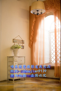 展会新款 影楼摄影道具实景 摄影棚实景制作设计 韩婚纱w-1755