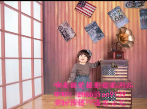 影楼实景影棚制作/实景道具/摄影棚装修设计/儿童实景w-1779
