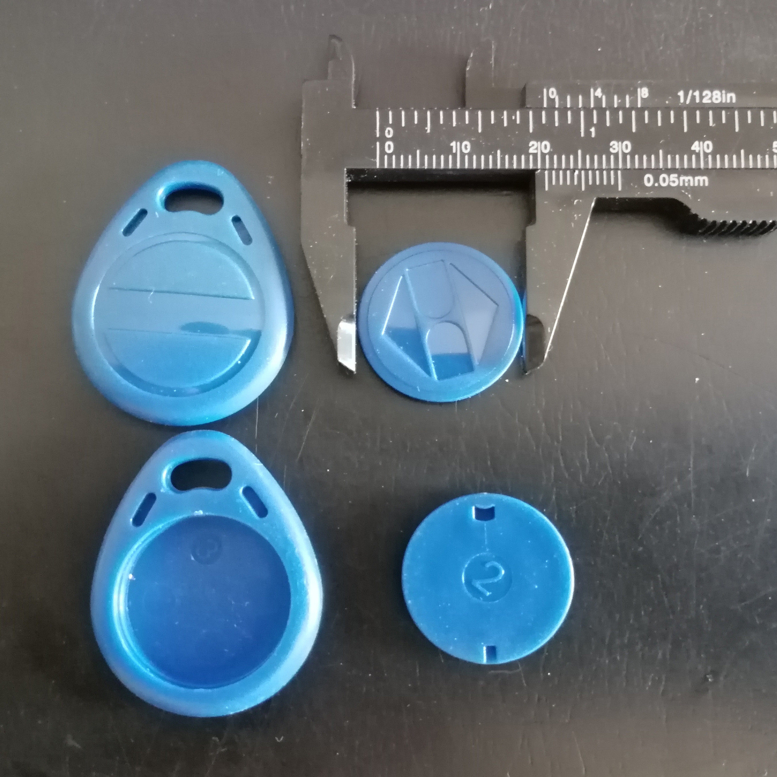 icid二合一复合卡小区门禁电梯授权通用 电子感应配钥匙扣卡外壳