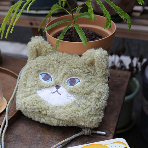 kusuguru正品猫咪斜挎包手机包袋
