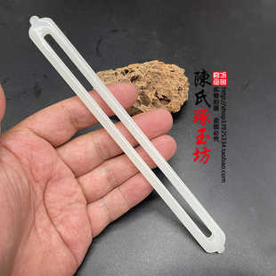 新款发饰头饰仿白玉佩饰DIY手工簪子新中式盘发造型头发古风拍摄