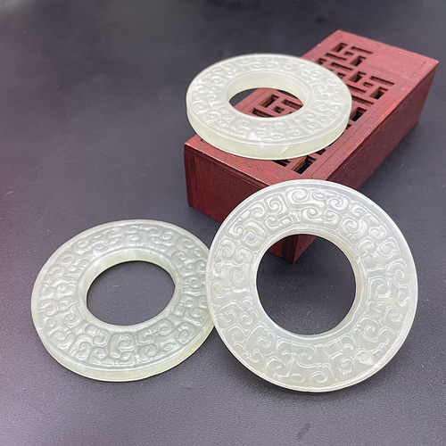 岫玉玉佩挂件项坠diy手工玉吊坠