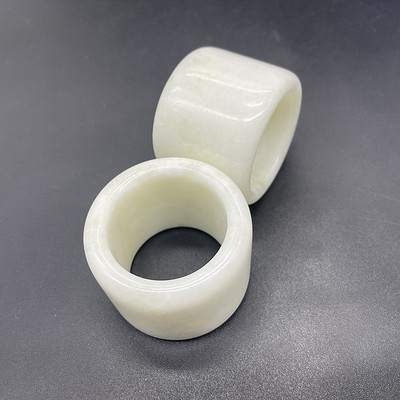 白岫玉玉环圆筒柱体套筒玉管