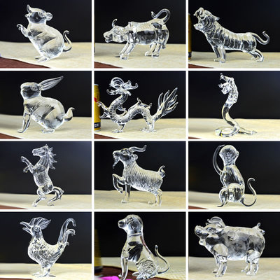 大中小十二生肖精美摆件大厂直销