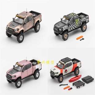 64丰田Toyota塔科玛Tacoma越野车皮卡gcd合金汽车模型生日礼品