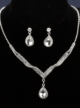 耳环套装高级感精致流苏锁骨链