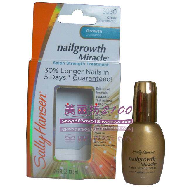 Sally hansen nail growth Sally Poems nutritional oils nail growth more than 30% within 5 days