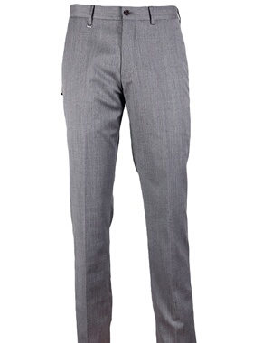 金利来商务男士灰色常规版西裤羊毛质感休闲长裤MPD21261713-78