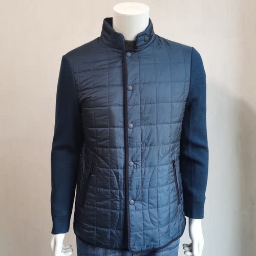 金利来男士棉服秋冬立领纯色商务修身版型外套WJ0H219-F2604-88