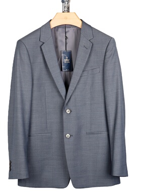 金利来男装灰色商务西服秋季修身单西外套商务风MZTF28016220-58