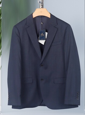 金利来男装羊毛二粒扣西服上装 秋冬商务正装纯色MZTF35016231-88