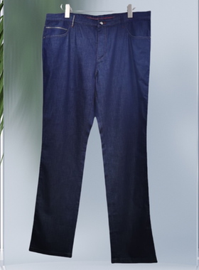 正品金利来男装牛仔裤春夏薄款常规版直筒长裤子MPJE128-41004-95