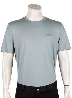 金利来圆领短袖T恤3A抗菌夏季新款含棉POLO衫MTS23111401-14