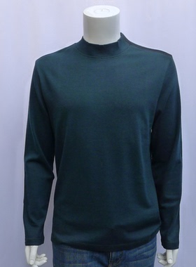 正品金利来GY圆领长袖T恤男装 秋冬纯色修身上衣TL01089-G2612-54