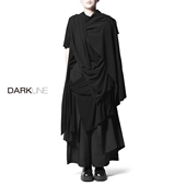 可穿 四季 Yohji暗黑解构无性别双重层叠捆绑流浪裙裤