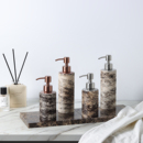 马毛不锈钢乳液瓶洗手液瓶洗漱套件酒店家居浴室用品卫浴摆件饰品