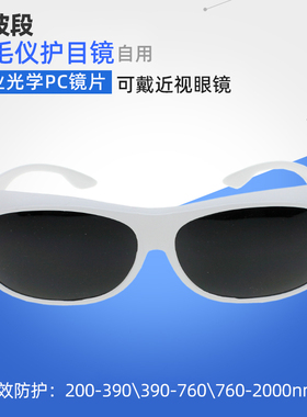 HPL/WPL彩光脱毛仪防护眼镜家用激光美容仪刺眼强光全波段护目镜