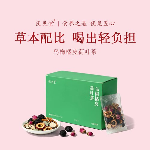 伏见堂乌梅橘皮荷叶茶滋补便携