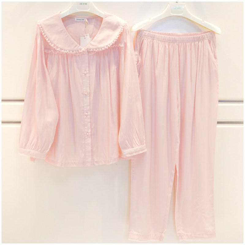 精雅睡衣2025春夏季女士雅纺睡衣/家居服套装