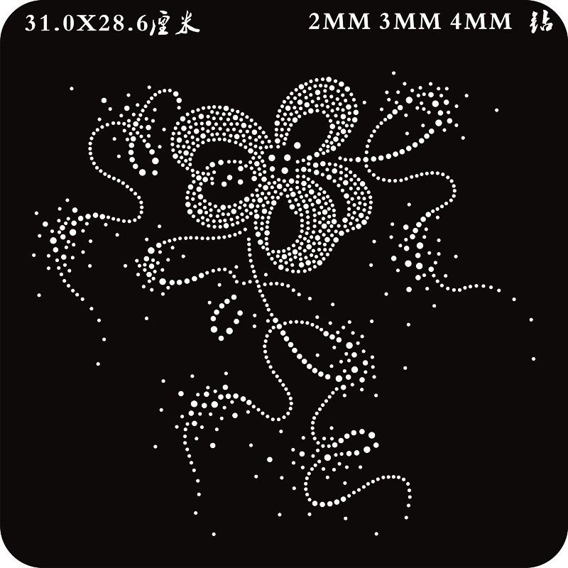 花草烫钻图 花边烫钻图案毛衣下摆贴花 服装辅料配件DIY水钻新款,饰品/流行首饰/时尚饰品新,其他DIY饰品配件,淘宝优惠券,粉丝福利购,淘宝优惠卷