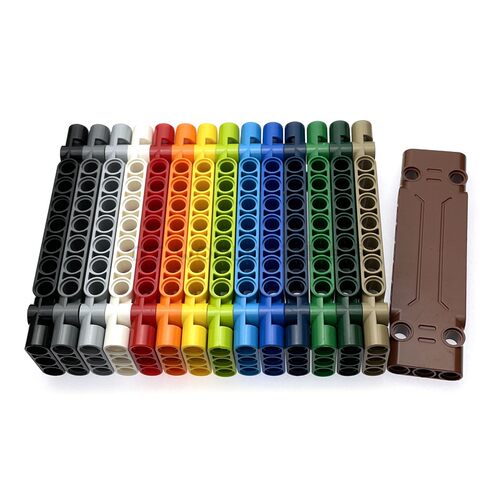 咔搭小颗粒积木1x3x11科技面板