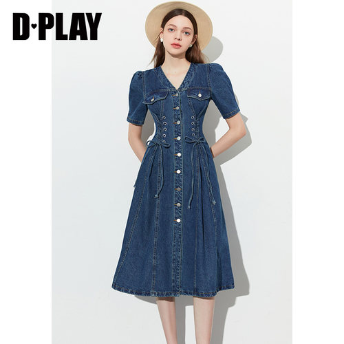 夏新泡泡羊腿袖法式DPLAY3
