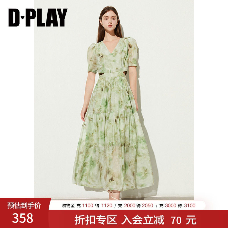 DPLAY度假风海边沙滩连衣裙图片