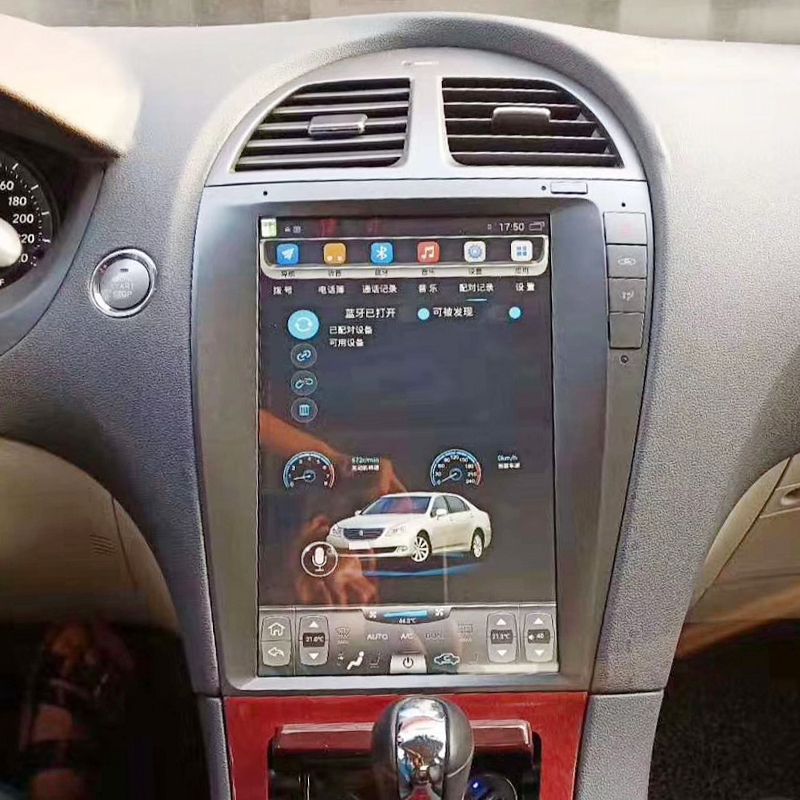 雷克萨斯改装倒车影像导航中控