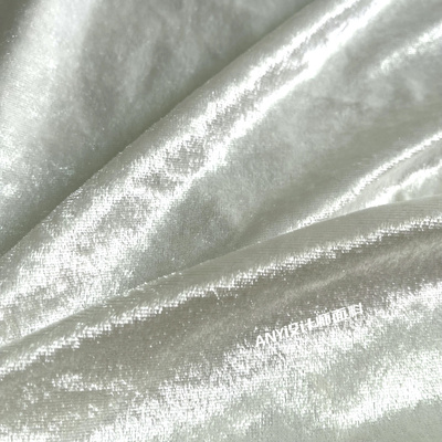 小众金丝绒布料丝光柔软弹力面料