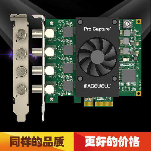 美乐威二代Pro Capture Quad SDI高清采集卡 2代 四路 4 SDI 通道