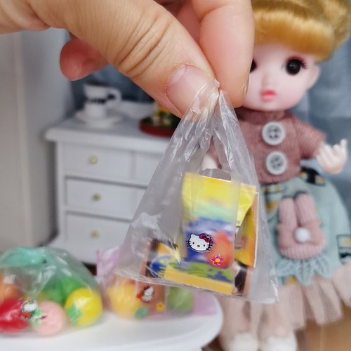 微缩手提袋塑料袋超迷你超市