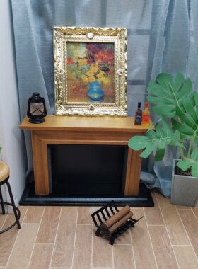 柴火壁炉烤炉摆件家具