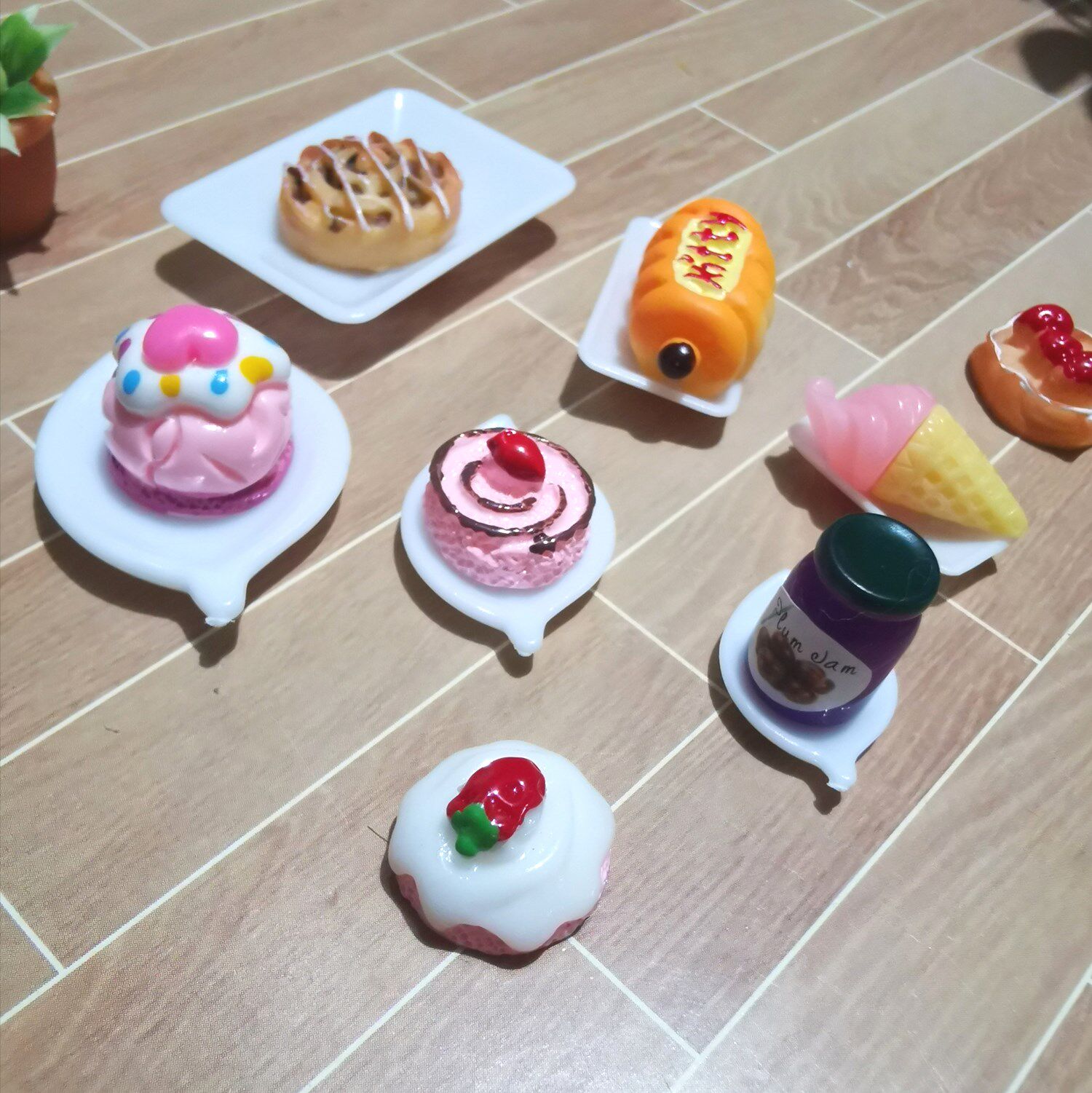 微缩食玩餐碟酱油碟12分ob11家具场景娃屋diy配件dollhouse