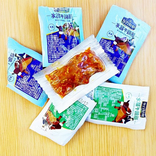 东方牧都水晶牛蹄筋清真食品内蒙特产美味零食劲道肉食小吃四口味