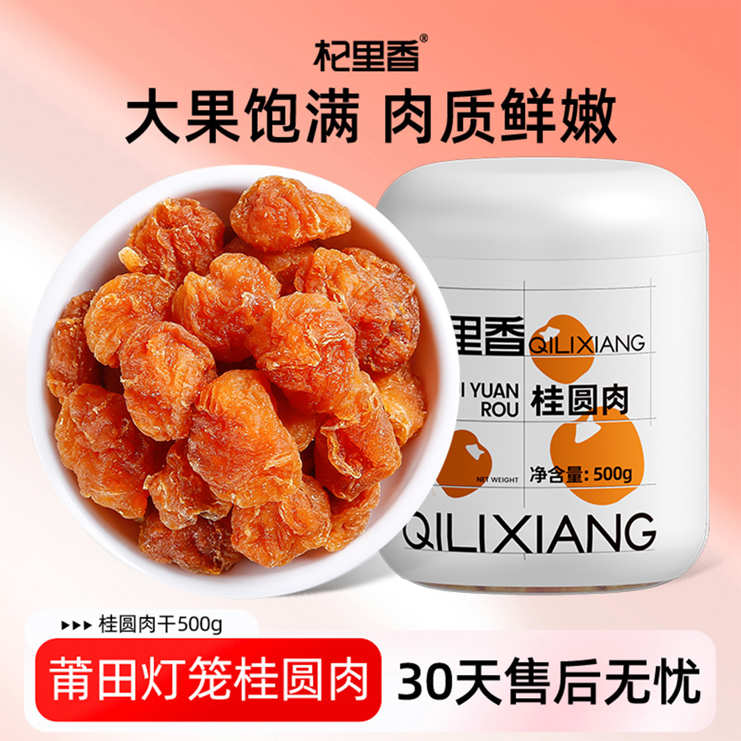 福建莆田特产龙眼桂圆肉特级500g