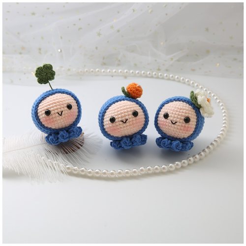 毛线制编织材料包玩偶diy