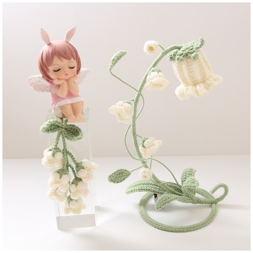 铃兰小夜灯手工编织花束diy材料