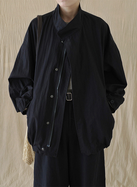 MMCCYKK辅料工业风 可脱卸内胆砂洗外套 纸感洗褪风格 男女同款