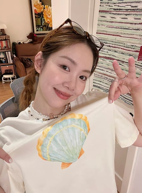 夏季短袖t恤女韩系显瘦2026新款爆款正肩宽松半袖设计感体恤上衣