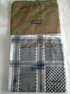 外贸出口 精品阿拉伯色底色花提花头巾穆斯林围巾方巾阿拉伯头巾