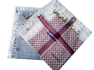 外贸出口 阿拉伯8#结提花打结头巾 穆斯林围巾方巾 服装配饰HQ115