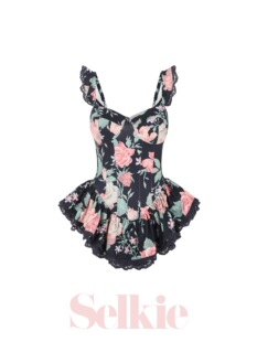 Selkie官方授权 伊芙玫瑰印花 春上新 连体 noneofus 泳衣