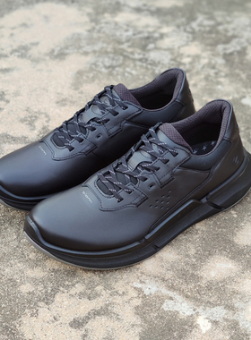 ECCO爱步健步缓震户外慢跑运动舒适牛皮商务休闲鞋biom2.2 830764