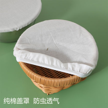 馒头罩食品透气防虫纯棉盖罩防蝇防尘纱布网罩晾晒酱缸卤煮桶盖罩