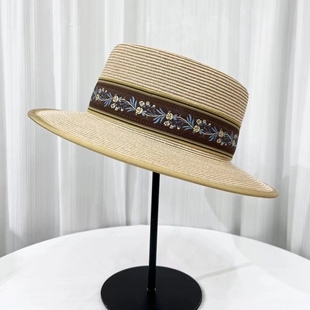 日本和纸帽子女夏季防晒帽薄款遮阳帽卷边防紫外线渔夫帽小檐盆